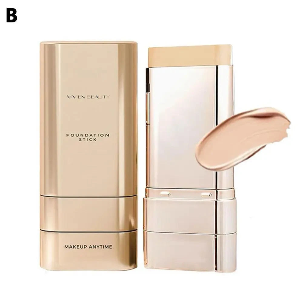 The 3-Minute Flawless Face: 2-in-1 Foundation Stick &amp; Built-In Brush