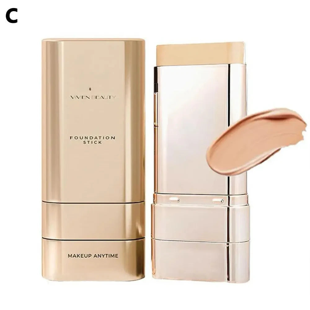 The 3-Minute Flawless Face: 2-in-1 Foundation Stick &amp; Built-In Brush