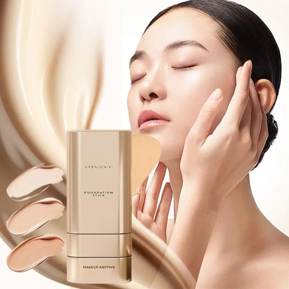 The 3-Minute Flawless Face: 2-in-1 Foundation Stick &amp; Built-In Brush